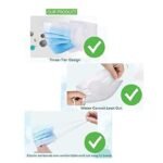 Mr Glove 3Ply Blue Non-Woven with Nose Pin and Soft Earloop Disposable FDA,ISO,WHO-GMP,CE Certified Three Layer Pharmaceutical Breathable Surgical Pollution Face Mask for Unisex (50pc) - Image 3