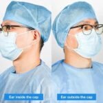 Mr Glove Disposable Doctors Surgeon Cap with Elastic Back Adjustable Lightweight Non Woven Material Machine Made for Nurses & Kitchen Headcap Hygiene Clinical Medical Hospital OT Use. Pack/100, Unisex - Image 3