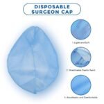 Mr Glove Disposable Doctors Surgeon Cap with Elastic Back Adjustable Lightweight Non Woven Material Machine Made for Nurses & Kitchen Headcap Hygiene Clinical Medical Hospital OT Use. Pack/100, Unisex - Image 7