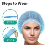 Mr Glove Blue Stretchable Bouffant Caps – 18 inch , 21 Inch, 100 Pcs - Image 6