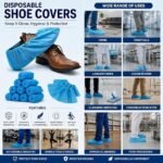 Mr Glove Disposable Non-Woven Shoe Covers – Blue, Pack of 100 - Image 7