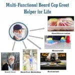 MR GLOVE DELIVERING MEDICAL SOLUTION WORLDWIDE Beard Cover with Elastic Headband, Facial Hair Net Protector, Universal Size, Pack of 100 - Image 5