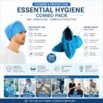 Mr glove Surgeon Cap & Shoe Cover Combo – Non-Woven, 100 Pcs Each - Image 2