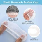 Mr Glove White Disposable Bouffant Caps – Stretchable, 18 inch, 21 inch ,100 Pcs - Image 3