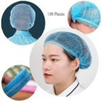 Mr Glove Blue Stretchable Bouffant Caps – 18 inch , 21 Inch, 100 Pcs - Image 3