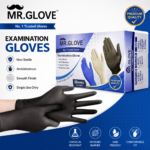 Mr Glove Black Nitrile Examination Gloves – (Size : S,M,L), 100 Pcs - Image 7