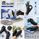 Mr Glove Black Nitrile Examination Gloves – (Size : S,M,L), 100 Pcs - Image 5