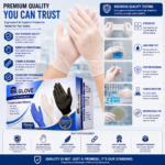 Mr Glove Clear Vinyl Examination Gloves – Powder-Free, Latex-Free, (Size : S,M,L), 100 Pcs - Image 5