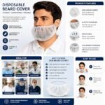 Mr Glove Disposable Beard Cover Pack of 100 - Image 5